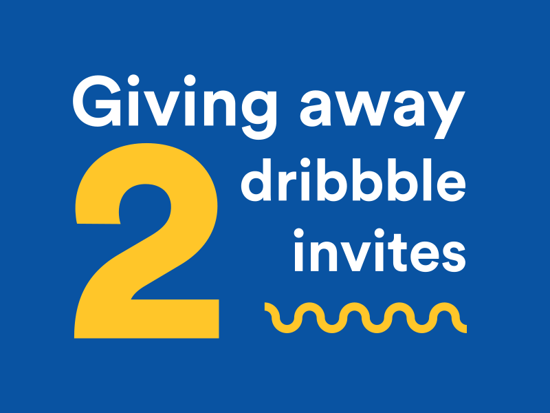 Giving away 2 invites! draft dribbble dribbble invite invite motion