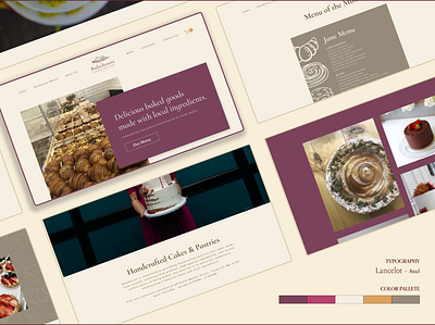 Bakehouse branding rebrand web design