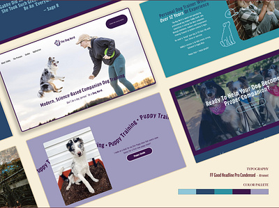 The Dog Nerd brand design branding logo design web design