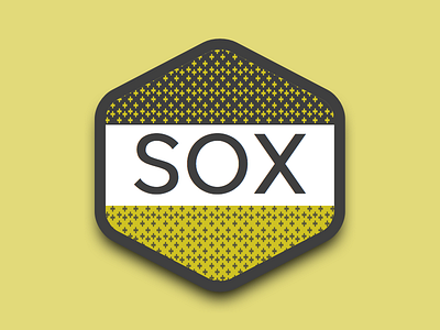 SOX // A Sock Company badge design icon logo pattern socks sox web