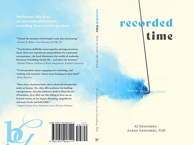 Recorded Time | Cover Design book branding design graphic design illustration typography
