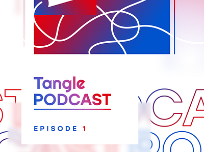 Tangle Podcast | Unused draft album america brand branding cover design graphic design logo podcast political politics vector