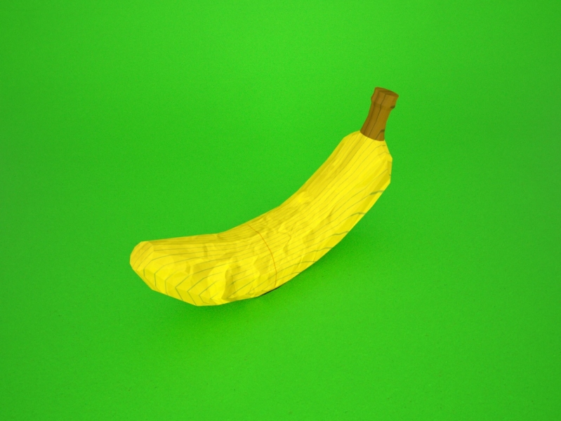 Origami Fruits Banana By Ismert On Dribbble