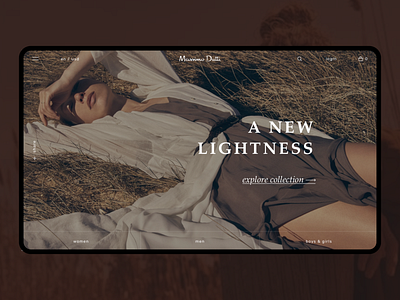 massimo dutti concept add to cart branding cart ecommerce ecommerce shop editorial explore fahsion fashion design landing page landingpage minimal design modern design product page ui ux web uiux website concept website design