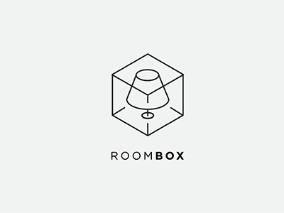 Room Box brand identity branding clean graphic design icon design logo logo design logotype modern monoline