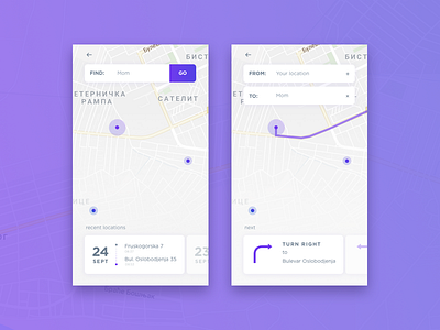 daily UI #020 - Location Tracker challenge clean daily ui challenge dailyui dailyui020 location location app location tracker minimal app navigation navigation design simple tracker