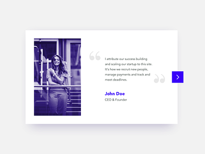 Daily UI #039 - Testimonials 039 card clean daily ui daily ui 039 daily ui challenge design next reviews simple design testimonial testimonial card testimonials testimony typography
