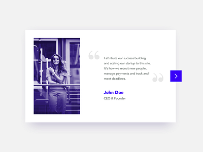 Daily UI #039 - Testimonials