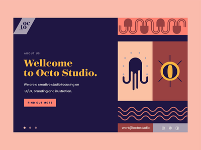 Octo Studio Landing page