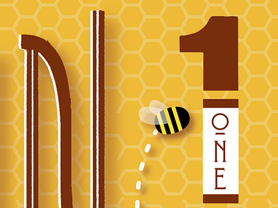 Quinnvitation bee birthday getit graphic design illustrator invitation quinnharlee stationery