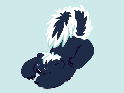 Adorable Lil Skunk adorable beanpop daw illustrator skunk vector