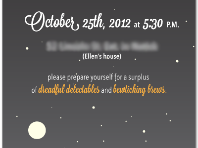 Halloween Invite fun halloween illustration illustrator invitation party vector