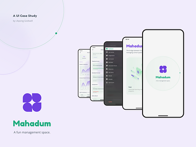 Mahadum - A School Management System app design design minimal mobile design neat product design responsive design school school management system simple design ui