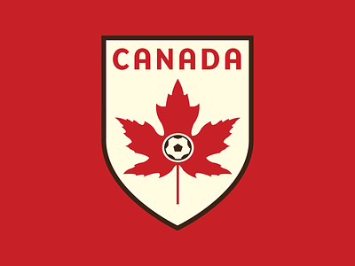 Canada National Soccer Team - Conceptual Rebrand athletics branding canada crest design fifa football logo soccer soccer kit soccer logo