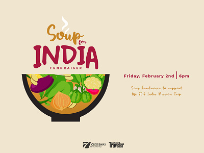 Soup for India graphic design