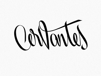 Cervantes calligraphy lettering photoshop tattoo tattoo art tattoo design