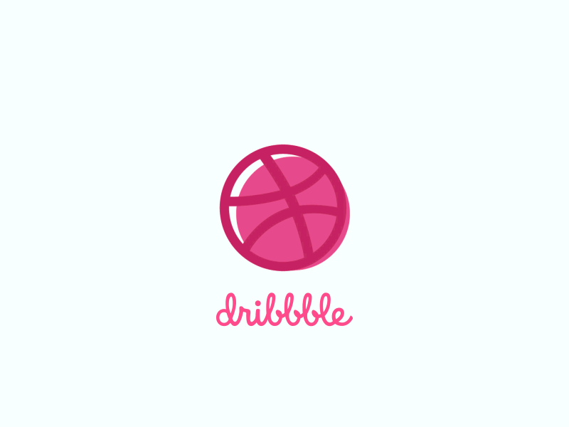 Hello Dribbble! C: 2d after effects animation first shot flat gif hello dribbble