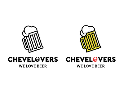 Chevelovers beer brand branding colors design icon identity illustration logo vector