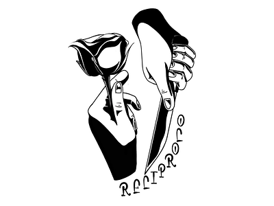 Reciproco cover album cover art hands illustration lettering