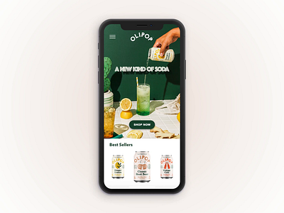 Daily UI #012 - E-commerce app dailyui design ecommerce oilpop softdrink ui uidesign