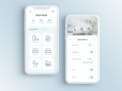 Daily UI #021 - Home Monitoring Dashboard app dailyui design ui uidesign