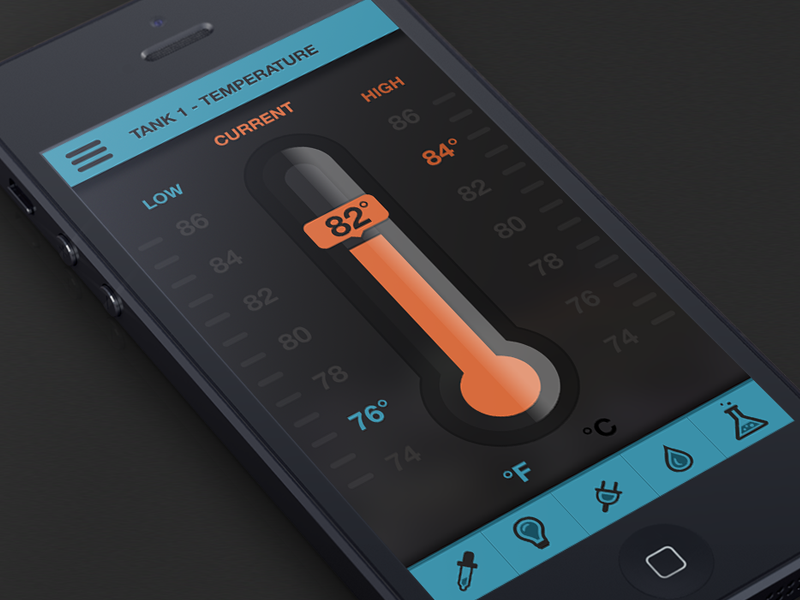 Temperature Control by Anke Mackenthun on Dribbble