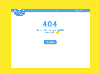 DailyUI 008 404 page