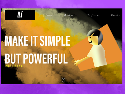 MAKE IT SIMPLE BUT POWERFUL - website design