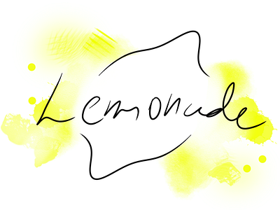 Lemonade Minimalist design illustration typography