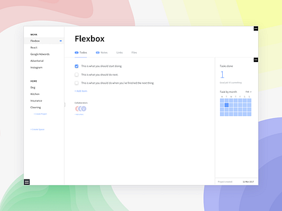 Flexbox app flexbox list todo