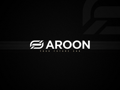 AROON - Future Car Brand Logo brand design branding flat graphic design illustration logo vector