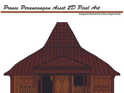 Asset Game Pixel Art 2D_Rumah Adat "Joglo" Jawa Tengah