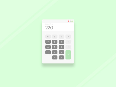 Daily UI - Calculator app calculator daily ui sketch app ui