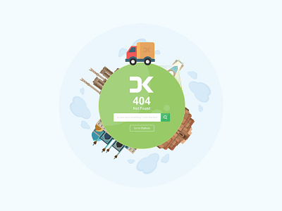 404 Page Design 