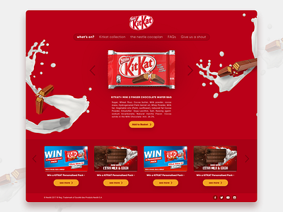 KitKat website new design