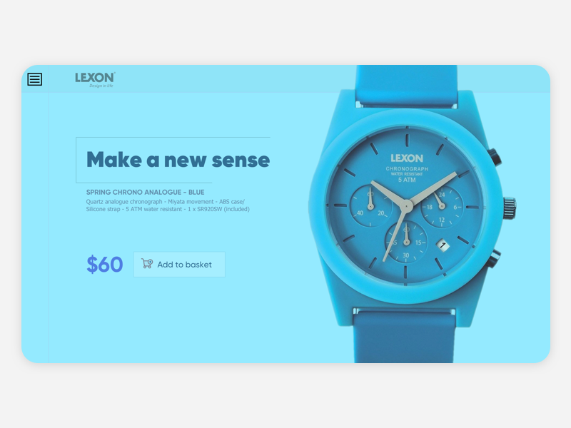 Add to cart page by Amir Jafari on Dribbble