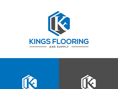 kings flooring logo adobe illustrator brand design brand identity branding company logo logo logo design logo maker minimal minimalist