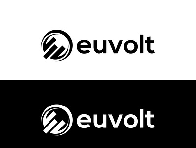 euvolt letter E Minimalist logo adobe illustrator brand identity branding business logo company logo logo logo design logo designer logo maker minimal minimalist