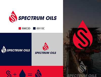 spectrum oil company logo adobe illustrator brand design brand identity branding company logo logo logo design logo maker minimal minimalist