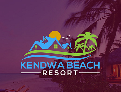 kendwa resort logo adobe illustrator brand design brand identity branding company logo logo logo design logo maker minimal minimalist