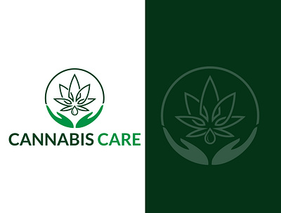 cannabis care logo adobe illustrator brand design brand identity branding company logo logo logo design logo maker minimal minimalist
