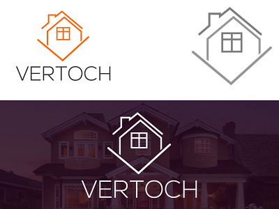vertoch housing logo adobe illustrator brand design brand identity branding company logo logo logo design logo maker minimal minimalist