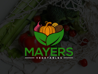 Vegetables logo adobe illustrator brand identity company logo illustration logo logo design logo maker minimalist ui