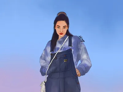 Jennie Kim art autodesk autodesk sketchbook blackpink illustration illustration art jennie jennie kim kim jennie