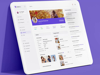 Fashionhub - Profile Setup & Offer admin admin dashboard admin panel admin theme animation backend dashboard data data visualization design fashionhub minimal mobile app panel profile profile setup sass sass ui design web application web ui