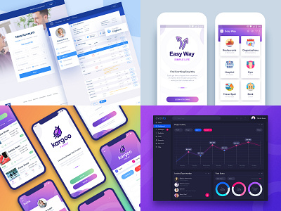 Top4Shots from 2018 🙏 app app ui branding dashboard design icon illustration landing page logo minimal ui ux vector web web application web ui