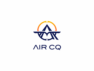 Elegant concept for Aviation Company in Australia. aircq australia aviation branding icon logo