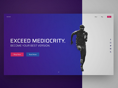 [ UI / UX ] Web Concept - Exceed