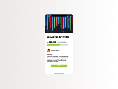 032 Crowdfunding Campaign dailyui dailyuichallenge