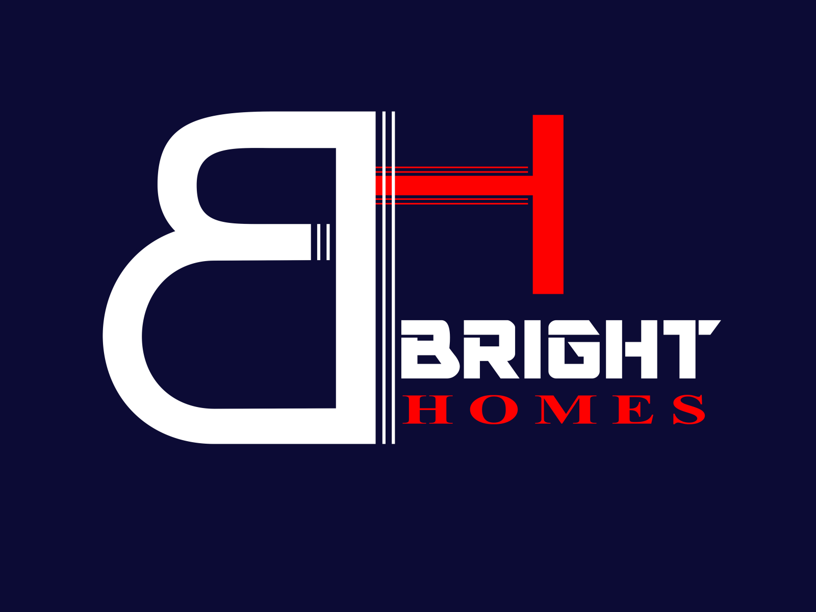 Bright Homes Logo by Md Mijubul Islam Khan on Dribbble